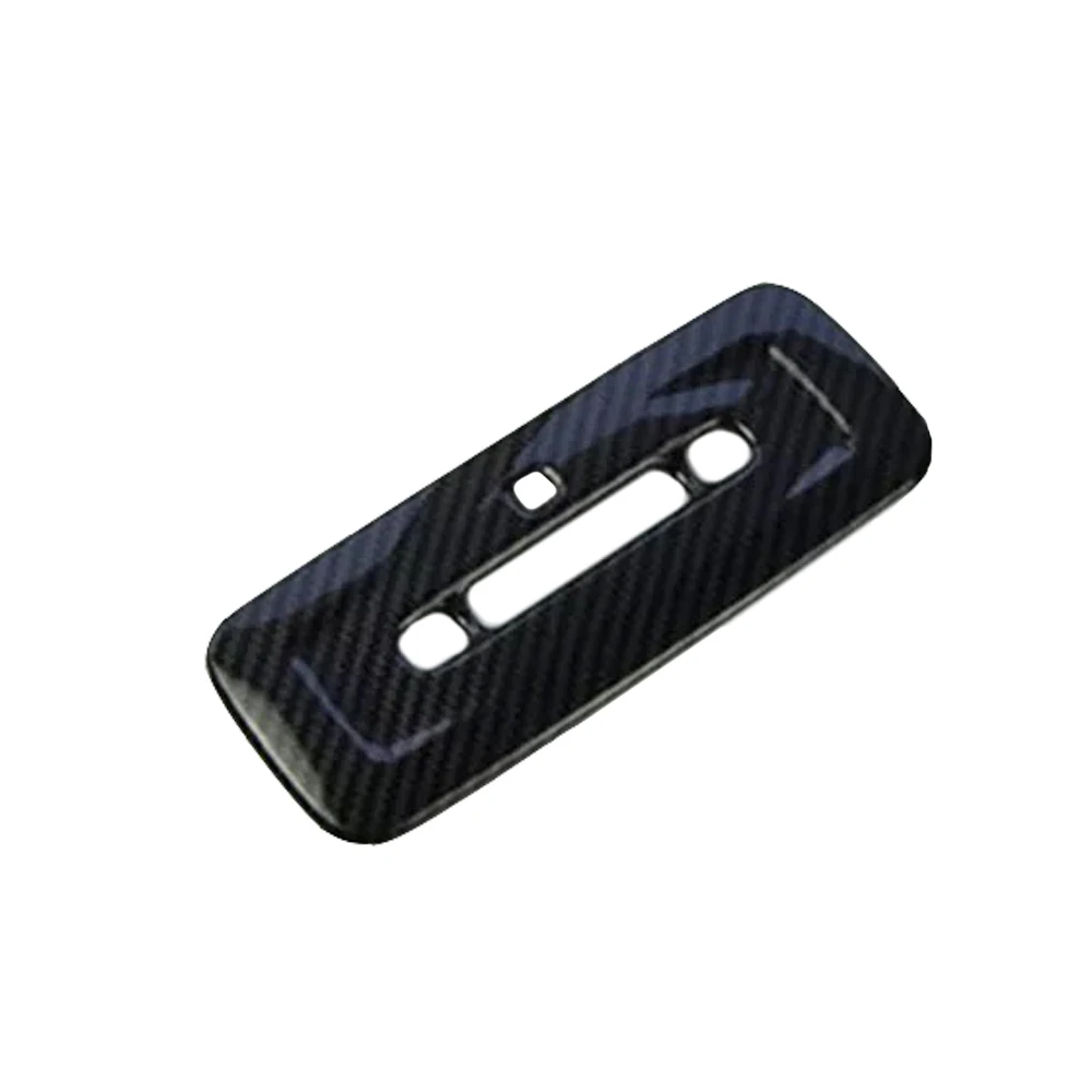 1PC Carbon Fiber Front Rear Read Reading Switch Light Lamp Decoration Trim Frame Cover For Toyota Camry 20182