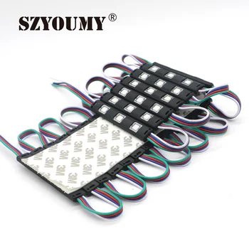 SZYOUMY Hot Sale 5050 RGB 3leds Black Shell Injection Led Module With Square Lens RGB Led Module 2 years warranty Led Signs
SZYOUMY Hot Sale 5050 RGB 3leds Black Shell Injection Led Module With Square Lens RGB Led Module 2 years warranty Led Signs