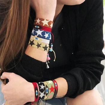 Balibali Fashion MIYUKI Seed Beads Bracelet Jewelry Men Ethnic Bracelets Stars Woven Friendship Best Gifts Women
Balibali Fashion MIYUKI Seed Beads Bracelet Jewelry Men Ethnic Bracelets Stars Woven Friendship Best Gifts Women