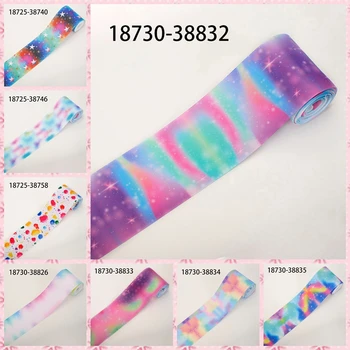 NEW 50Y3" 75mm colorful ribbon gradual change pattern printed grosgrain ribbon free shipping
NEW 50Y3" 75mm colorful ribbon gradual change pattern printed grosgrain ribbon free shipping