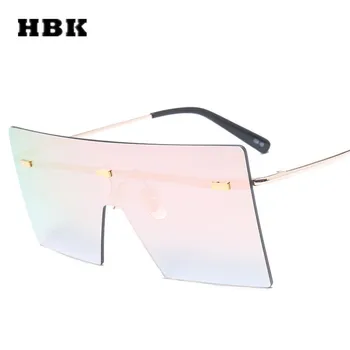 HBK Unisex Pilot Rimless Sunglasses Oversized Big Frame Retro Women Brand Designer Luxury Men 2018 New Fashion Sun Glasses UV400
HBK Unisex Pilot Rimless Sunglasses Oversized Big Frame Retro Women Brand Designer Luxury Men 2018 New Fashion Sun Glasses UV400