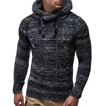 Sweater Men 2018 Autumn Winter Warm Brand Male Long Sleeve Sweater Solid Color Hooded Mens Sweater Coat Casual Sportswear
Sweater Men 2018 Autumn Winter Warm Brand Male Long Sleeve Sweater Solid Color Hooded Mens Sweater Coat Casual Sportswear
