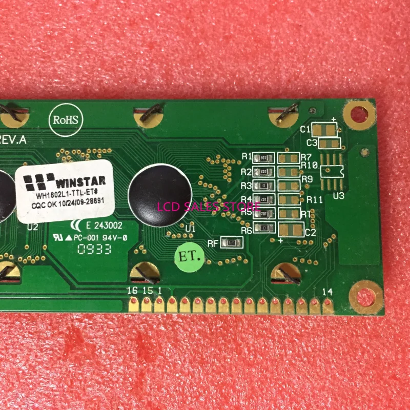 NEW& ORIGINAL WH602L1 WH1602L1-TTL-ET 1602L REV.A E 243002 LCD DISPLAY SCREEN ORIGINAL CCFL
NEW& ORIGINAL WH602L1 WH1602L1-TTL-ET 1602L REV.A E 243002 LCD DISPLAY SCREEN ORIGINAL CCFL