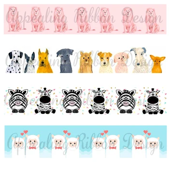 Custom 9mm 16mm 22mm 25mm 38mm 75mm cartoon animal printed grosgrain ribbon 16mm foe printing elastic ribbons 50 yards
Custom 9mm 16mm 22mm 25mm 38mm 75mm cartoon animal printed grosgrain ribbon 16mm foe printing elastic ribbons 50 yards