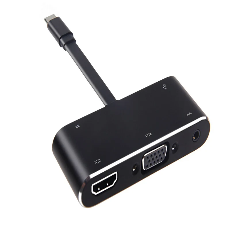 New USB C to HDMI Adapter 4K Type-C to HDMI/VGA/Audio/USB 3.0 Port+USB C Port Converter
New USB C to HDMI Adapter 4K Type-C to HDMI/VGA/Audio/USB 3.0 Port+USB C Port Converter