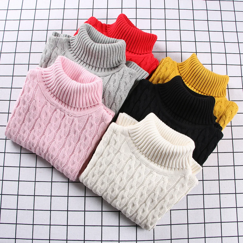 LYONAVA 2018 new autumn and winter pure color high necked striped boys and girls cotton warm comfortable casual knitted sweaters
LYONAVA 2018 new autumn and winter pure color high necked striped boys and girls cotton warm comfortable casual knitted sweaters