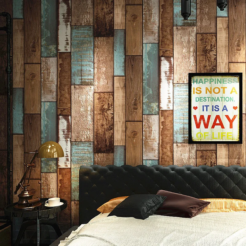 Retro nostalgic imitation wood grain wallpaper Personality fashion living room office cafe wallpaper PVC decoration wallsticker
Retro nostalgic imitation wood grain wallpaper Personality fashion living room office cafe wallpaper PVC decoration wallsticker