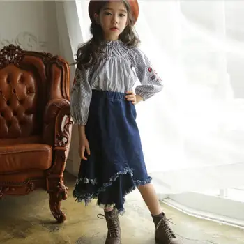 New 2019 baby spring skits girl jeans skirts big children school lrregual skirts teens denim tassel casual clothes ws158
New 2019 baby spring skits girl jeans skirts big children school lrregual skirts teens denim tassel casual clothes ws158
