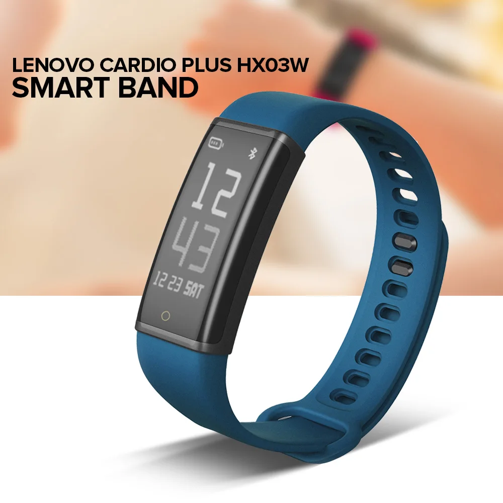 Lenovo Cardio Plus HX03W Smart Bracelet Bluetooth 4.2 OLED Screen IP68 Waterproof Heart Rate Sleep Monitor for iOS Android
Lenovo Cardio Plus HX03W Smart Bracelet Bluetooth 4.2 OLED Screen IP68 Waterproof Heart Rate Sleep Monitor for iOS Android