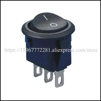 3A 250V ON-ON Mini Round Shape Rocker Switches 3 Pin 6A 125VAC SPDT 2 Position Switch T85 With Solder Terminal Black KCD5-2-102
3A 250V ON-ON Mini Round Shape Rocker Switches 3 Pin 6A 125VAC SPDT 2 Position Switch T85 With Solder Terminal Black KCD5-2-102