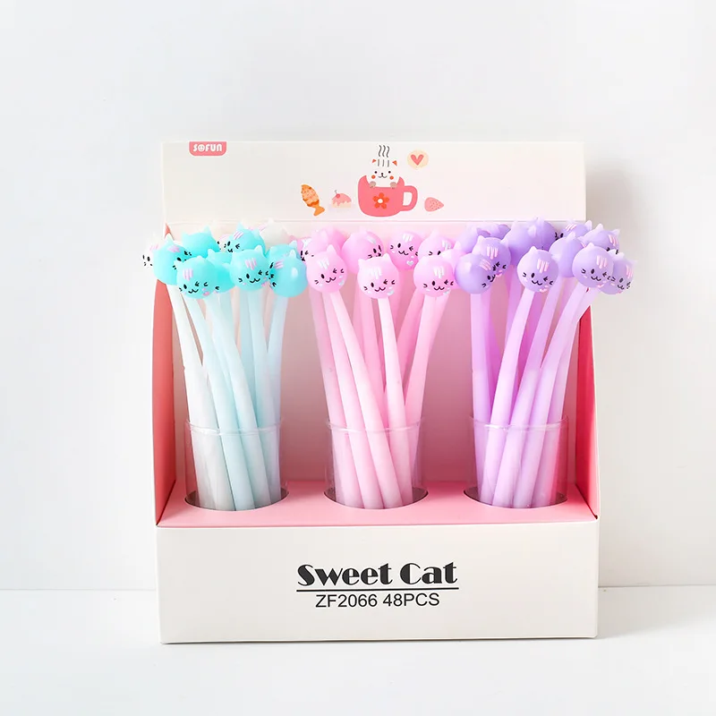 48 pcs Kawaii Gel Pens Little sweet cat black gel ink pens pens for writing Cute stationery office school supplies 0.5mm
48 pcs Kawaii Gel Pens Little sweet cat black gel ink pens pens for writing Cute stationery office school supplies 0.5mm