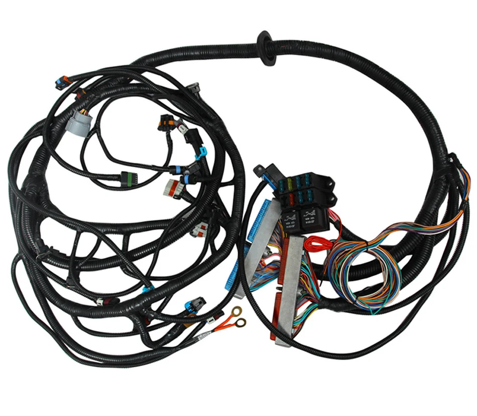 1999-2003 Vortec LS1 Standalone wiring harness with 4L60E Transmission EV1 injector plug
1999-2003 Vortec LS1 Standalone wiring harness with 4L60E Transmission EV1 injector plug