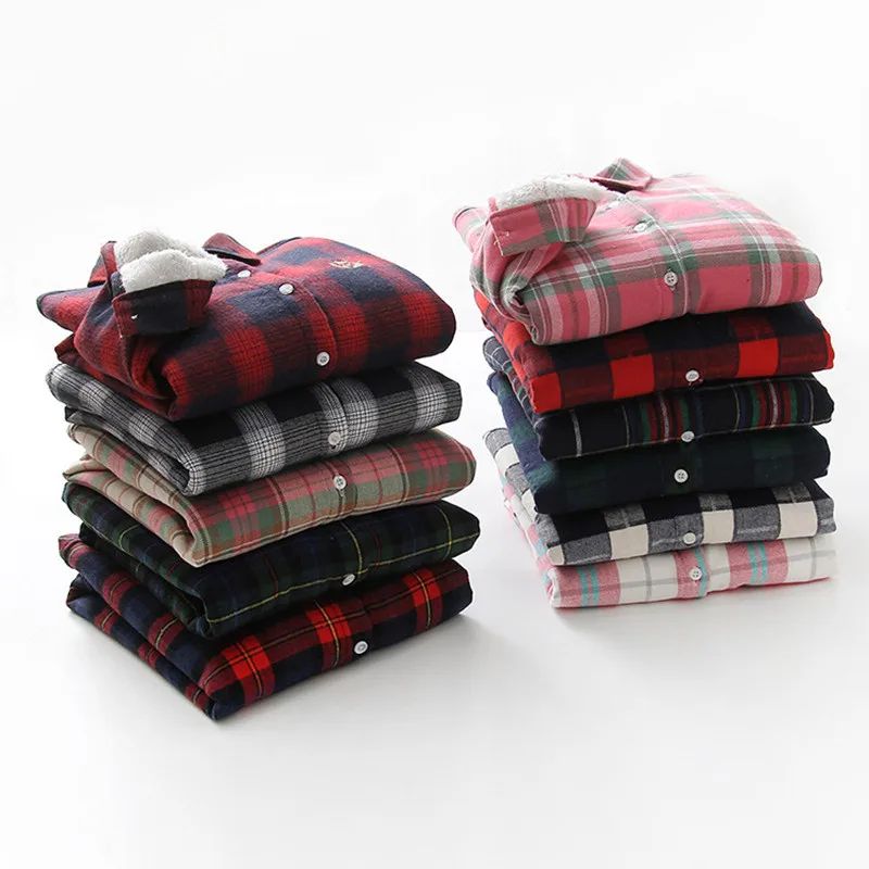2019 Winter Blouses For Women Plus Velvet Thickening Thermal Shirt Ladies Korean Warm Cotton Plaid Flannel Base Shirt Plus Size
2019 Winter Blouses For Women Plus Velvet Thickening Thermal Shirt Ladies Korean Warm Cotton Plaid Flannel Base Shirt Plus Size