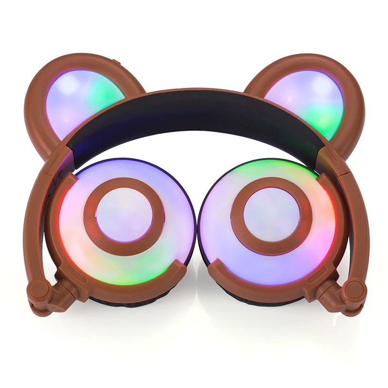 LIMSON Wired Earphones USB Charging Super Bass Bear Ear Flashing Kids headphones Over-Ear for boys and girls
LIMSON Wired Earphones USB Charging Super Bass Bear Ear Flashing Kids headphones Over-Ear for boys and girls
