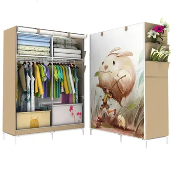 Minimalist Modern Non-woven Cloth Wardrobe Closet Folding Large Wardrobe DIY Reinforcement Clothing Storage Cabinet
Minimalist Modern Non-woven Cloth Wardrobe Closet Folding Large Wardrobe DIY Reinforcement Clothing Storage Cabinet