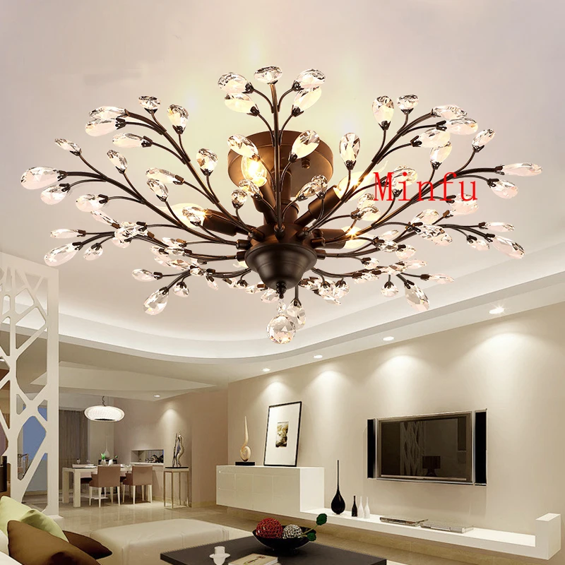 Modern villa living room ceiling lights creative personality clothing store lamp restaurant bedroom led crystal ceiling lamps
Modern villa living room ceiling lights creative personality clothing store lamp restaurant bedroom led crystal ceiling lamps