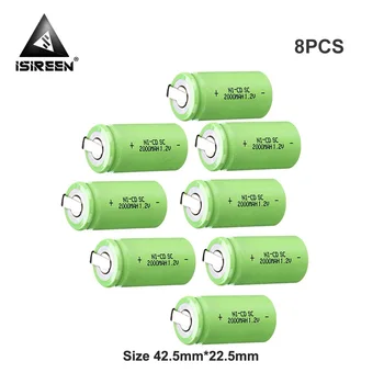 SC Ni-CD 1.2V 2000mAh Rechargeable Battery Cells DIY Battery Packs Subc Ni CD Accumulator Electric Candle Light Flashlight Toys
SC Ni-CD 1.2V 2000mAh Rechargeable Battery Cells DIY Battery Packs Subc Ni CD Accumulator Electric Candle Light Flashlight Toys