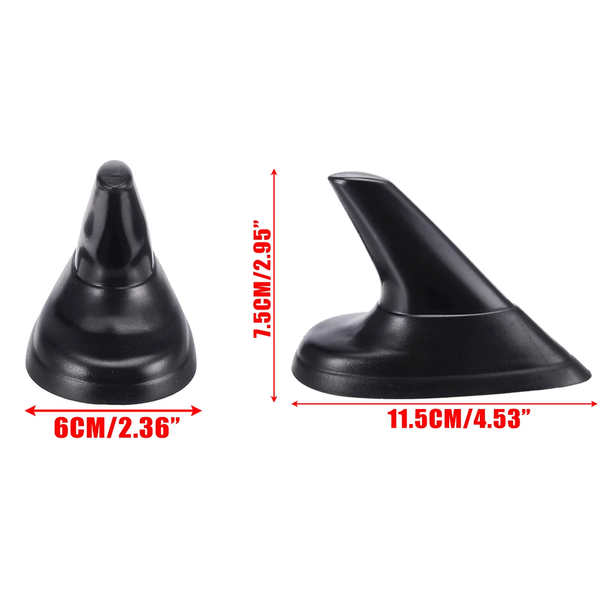 1PC Black Dummy Shark Fin Style Antenna Aerial Auto Radio Signal Aerials Roof Antennas For SAAB 9-5 9-3 Sport Aero Wagon