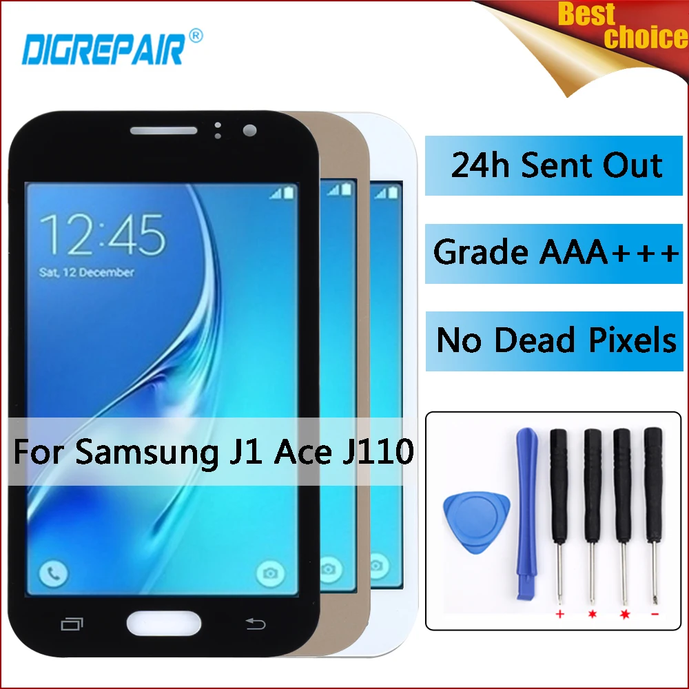 For Samsung Galaxy J1 Ace LCD J110 J110F J110H J110M LCD Touch Screen Digitizer Replacements For Samsung J1 Ace Display
For Samsung Galaxy J1 Ace LCD J110 J110F J110H J110M LCD Touch Screen Digitizer Replacements For Samsung J1 Ace Display
