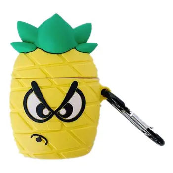 Fashion Pineapple Pattern Soft Silicone Protective Cover Shockproof Case Skin with Carabiner for Airpods 1/2 Charging Box Access
Fashion Pineapple Pattern Soft Silicone Protective Cover Shockproof Case Skin with Carabiner for Airpods 1/2 Charging Box Access