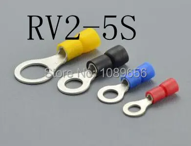 RV2-5S SMALL Circular Pre-insulating Terminals Wire Connector Cable Connector Cold pressed terminals 1000pcs
RV2-5S SMALL Circular Pre-insulating Terminals Wire Connector Cable Connector Cold pressed terminals 1000pcs
