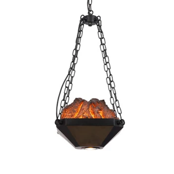 Bar Flame Chandelier Creative Vintage Restaurant Cafe Resin Chandelier Personality American Lamp
Bar Flame Chandelier Creative Vintage Restaurant Cafe Resin Chandelier Personality American Lamp