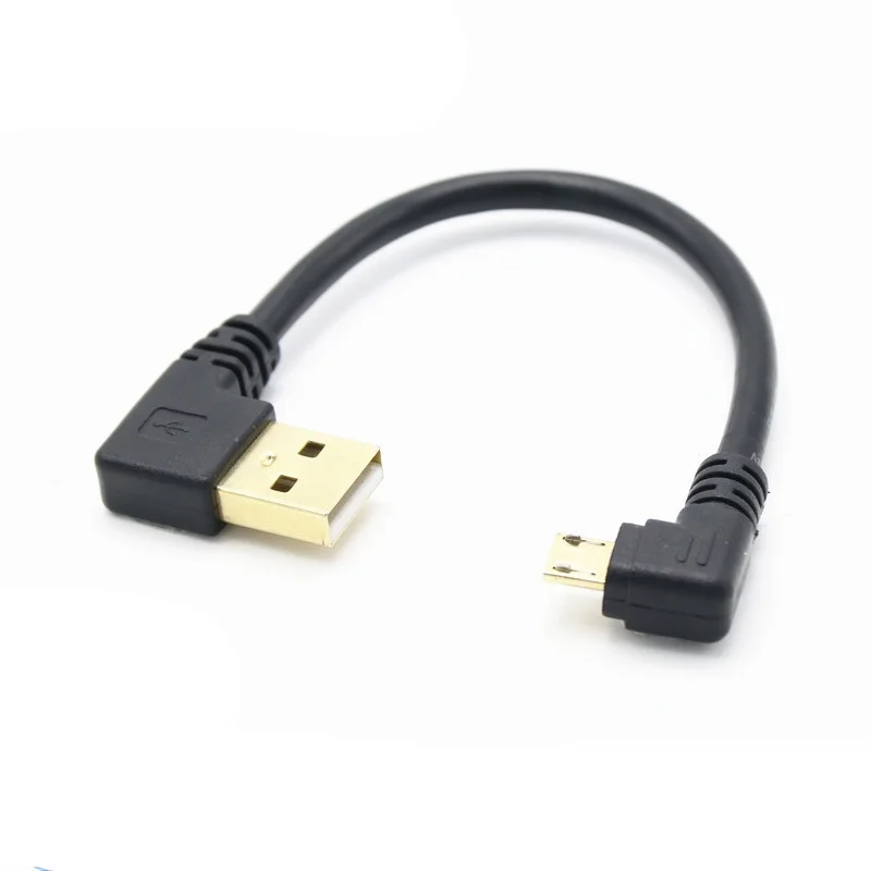 Кабель Micro USB для телефона Usb 2 0 A с левым и углом 90 градусов | Электроника