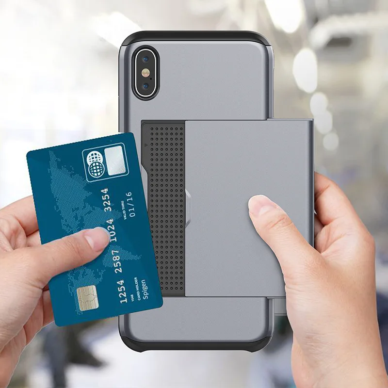 Phone Case For iPhone X XS Max XR XI R XI MAX 2019 Case Slide Wallet Card Holder Case Shockproof TPU Cover for iPhone 7 8 Plus
Phone Case For iPhone X XS Max XR XI R XI MAX 2019 Case Slide Wallet Card Holder Case Shockproof TPU Cover for iPhone 7 8 Plus