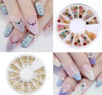 hotsale 3d Japanese Nail Art Pearls With Gold Trim Around nail wheel charms nail art pearl decoration
hotsale 3d Japanese Nail Art Pearls With Gold Trim Around nail wheel charms nail art pearl decoration