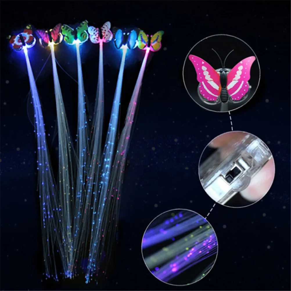 1PCS Color Random LED Shining Hair Braids Barrette Flash LED Fiber Hairpin Clip Light Up Headband Party Glow Supplies
1PCS Color Random LED Shining Hair Braids Barrette Flash LED Fiber Hairpin Clip Light Up Headband Party Glow Supplies