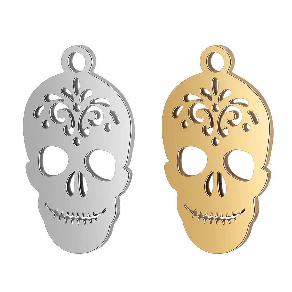 Titanium Steel Skull Pendant Cross-border Hot Sale Explosions Stainless Steel Jewelry Accessories Diy Punk Wind Hoe
Titanium Steel Skull Pendant Cross-border Hot Sale Explosions Stainless Steel Jewelry Accessories Diy Punk Wind Hoe