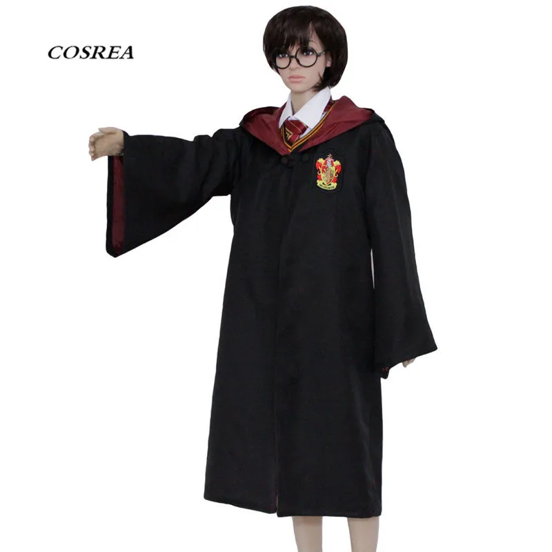 COSREA Adult Kids Cosplay Costumes Robes Tie Gryffindor Ravenclaw clothes Mantle Slytherin Hufflepuff clothing Men Women Cloaks
COSREA Adult Kids Cosplay Costumes Robes Tie Gryffindor Ravenclaw clothes Mantle Slytherin Hufflepuff clothing Men Women Cloaks