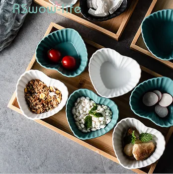 Creative Household Tableware Fruit Plate Snack Dish Ceramic Bowl Grid Plate Nut Sauce Bowl Candy Dish For Kitchen Supplies
Creative Household Tableware Fruit Plate Snack Dish Ceramic Bowl Grid Plate Nut Sauce Bowl Candy Dish For Kitchen Supplies