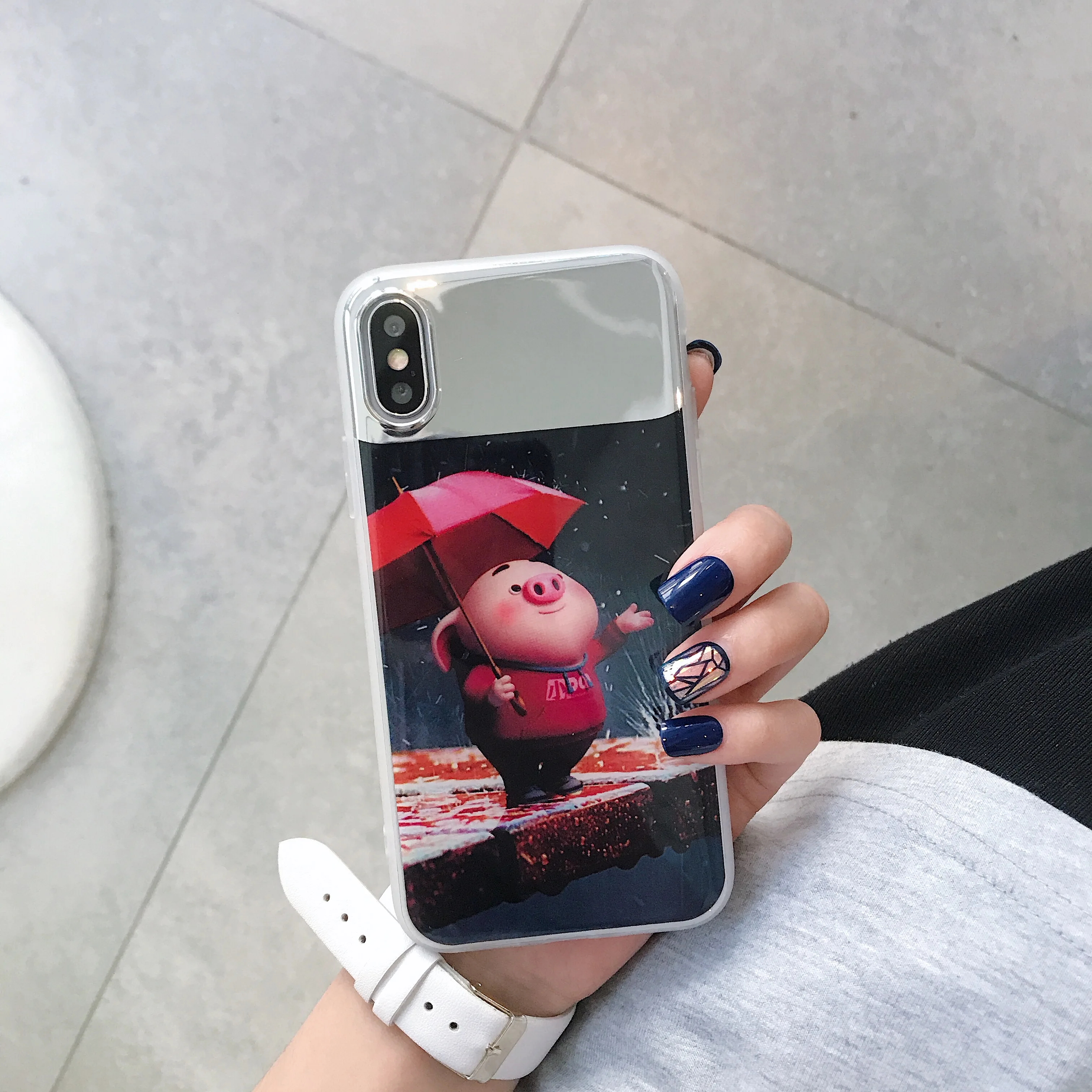 Mirror Phone Cases for Iphone 7 8 Plus Xr X Xs Max Soft TPU IMD Cute Cartoon Case for Iphone X 6/6 Plus 6S Case Coque Fundas
Mirror Phone Cases for Iphone 7 8 Plus Xr X Xs Max Soft TPU IMD Cute Cartoon Case for Iphone X 6/6 Plus 6S Case Coque Fundas