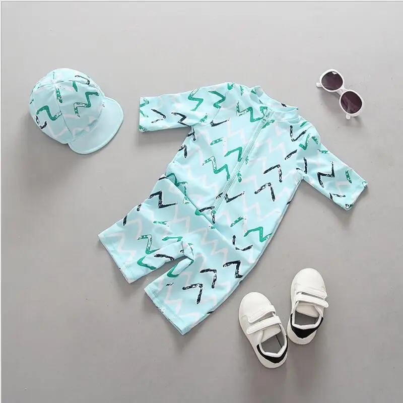 Foreign Trade Children Swimsuit Children Swimming Conjoined Children Sunscreen Surfing Suit Baby Boy Swimwear For 1-7-year Boys
Foreign Trade Children Swimsuit Children Swimming Conjoined Children Sunscreen Surfing Suit Baby Boy Swimwear For 1-7-year Boys