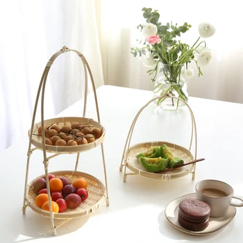 Bamboo Weaving Wicker Baskets Dish Handmade Home Decorate Storage Fruit Bread Food For Kitchen Organizer Panier Osier
Bamboo Weaving Wicker Baskets Dish Handmade Home Decorate Storage Fruit Bread Food For Kitchen Organizer Panier Osier