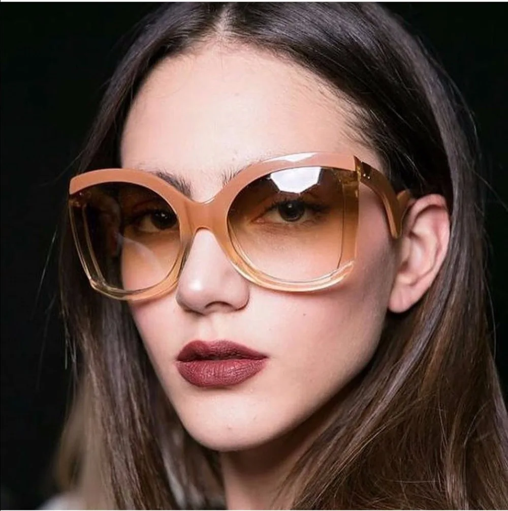 New Fashion Women Oversized ButterFly Style Gradient Sunglasses Vintage Brand Design Sun Glasses Oculos De Sol Feminino
New Fashion Women Oversized ButterFly Style Gradient Sunglasses Vintage Brand Design Sun Glasses Oculos De Sol Feminino