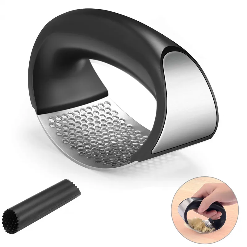 WOTMULY Stainless Steel Garlic Press Manual Garlic Grinder Multi-function Garlic Presser Curved Garlic Slicer Chopper ST0062
WOTMULY Stainless Steel Garlic Press Manual Garlic Grinder Multi-function Garlic Presser Curved Garlic Slicer Chopper ST0062