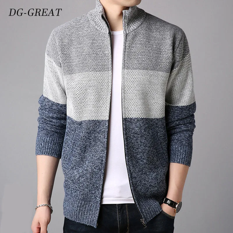 2019 Men's Sweater Cardigan Velvet Thickening Loose-fitting Large-size Matching Color Autumn Winter Trend Fashion Warm Men Coat
2019 Men's Sweater Cardigan Velvet Thickening Loose-fitting Large-size Matching Color Autumn Winter Trend Fashion Warm Men Coat