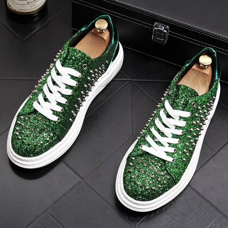 ERRFC Personalized Luxury Men Casual Comfort Shoes Fahsion Round Toe Designer Rivets Charm Green Trending Leisure Shoes Man 43
ERRFC Personalized Luxury Men Casual Comfort Shoes Fahsion Round Toe Designer Rivets Charm Green Trending Leisure Shoes Man 43