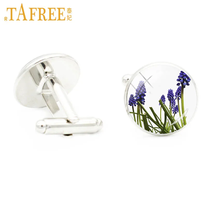 TAFREE 2017 purple Hyacinth flower glass cabochon men cuff links wedding dress accessories Hyacinth groom cufflinks jewelry E943
TAFREE 2017 purple Hyacinth flower glass cabochon men cuff links wedding dress accessories Hyacinth groom cufflinks jewelry E943