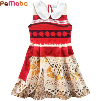 PaMaBa Moana Print Summer Beach Princess Dresses Baby Girls Turn-down Sundress Sleeveless Toddler Kids Clothes Children's Tunic
PaMaBa Moana Print Summer Beach Princess Dresses Baby Girls Turn-down Sundress Sleeveless Toddler Kids Clothes Children's Tunic