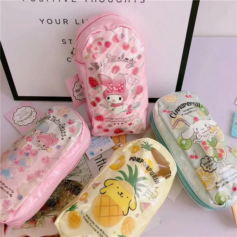 Kawaii Little Twin Stars My Melody Cinnamoroll Pudding Dog Ice Cream Shape Large Capacity Pencil Case Women Cosmetic Storage Bag
Kawaii Little Twin Stars My Melody Cinnamoroll Pudding Dog Ice Cream Shape Large Capacity Pencil Case Women Cosmetic Storage Bag