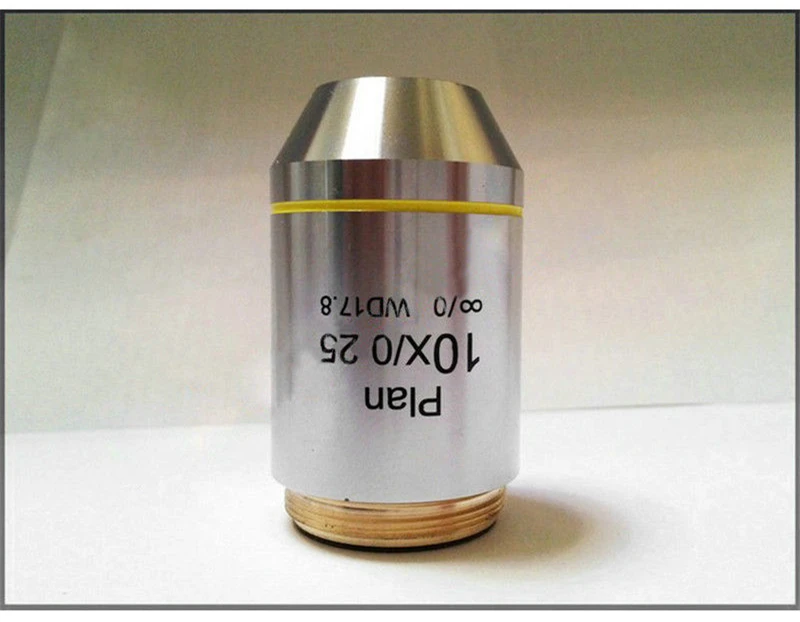 Infinity Plan Objective Lens 10X DIN 60mm Objective Lens M26 Thread for Nikon Metallurgical Microscope
Infinity Plan Objective Lens 10X DIN 60mm Objective Lens M26 Thread for Nikon Metallurgical Microscope