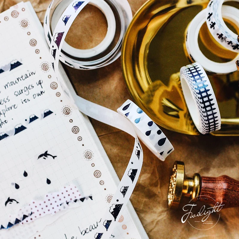 10pcs/set Bronzing Split Line Washi Tape Simple Cute Decoration Masking Tape Scrapbooking DIY Study Stationery Kwaii Supplies 
10pcs/set Bronzing Split Line Washi Tape Simple Cute Decoration Masking Tape Scrapbooking DIY Study Stationery Kwaii Supplies