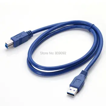 High speed Standard USB 3.0 A to B Male USB3.0 Printer Scanner Blue Cable Data Cord Adapter
High speed Standard USB 3.0 A to B Male USB3.0 Printer Scanner Blue Cable Data Cord Adapter