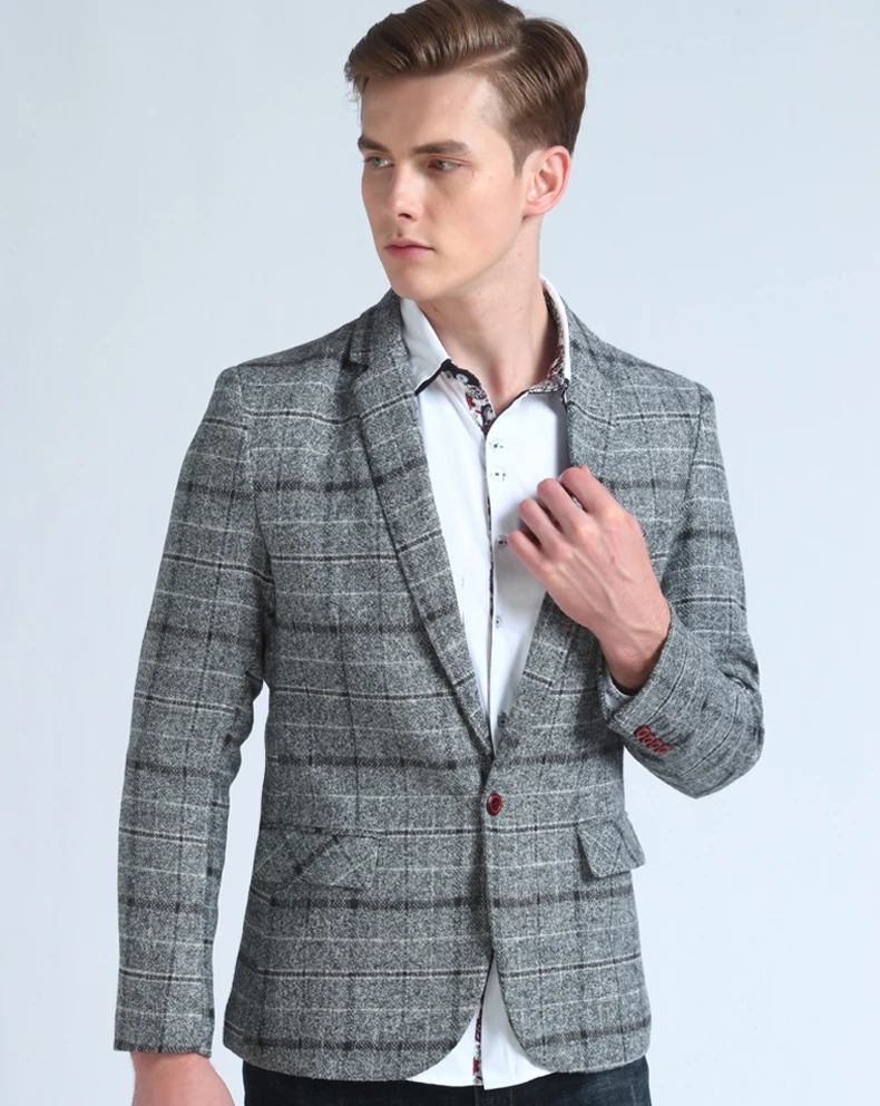 Mwxsd brand Quality Autumn Suit Blazer Men Fashion Slim Male Suits Casual Suit Jacket Masculine Blazer Size M-3XL 13