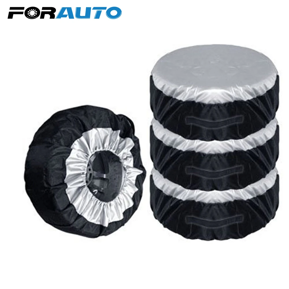 4Pcs/Set Waterproof Adjustable Practical Oxford Sun Shade Car Spare Tyre Cover Size S/L Auto Enclosed Tire Pouch Bag
4Pcs/Set Waterproof Adjustable Practical Oxford Sun Shade Car Spare Tyre Cover Size S/L Auto Enclosed Tire Pouch Bag