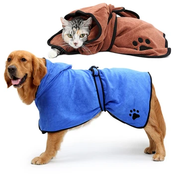 Ultra-Soft Blue Brown Absorbent Pet Dog Bathrobe Quick Dry Towel Cute Paw Design Cats Animal Bath Towel Pets Cleaning Supplies
Ultra-Soft Blue Brown Absorbent Pet Dog Bathrobe Quick Dry Towel Cute Paw Design Cats Animal Bath Towel Pets Cleaning Supplies