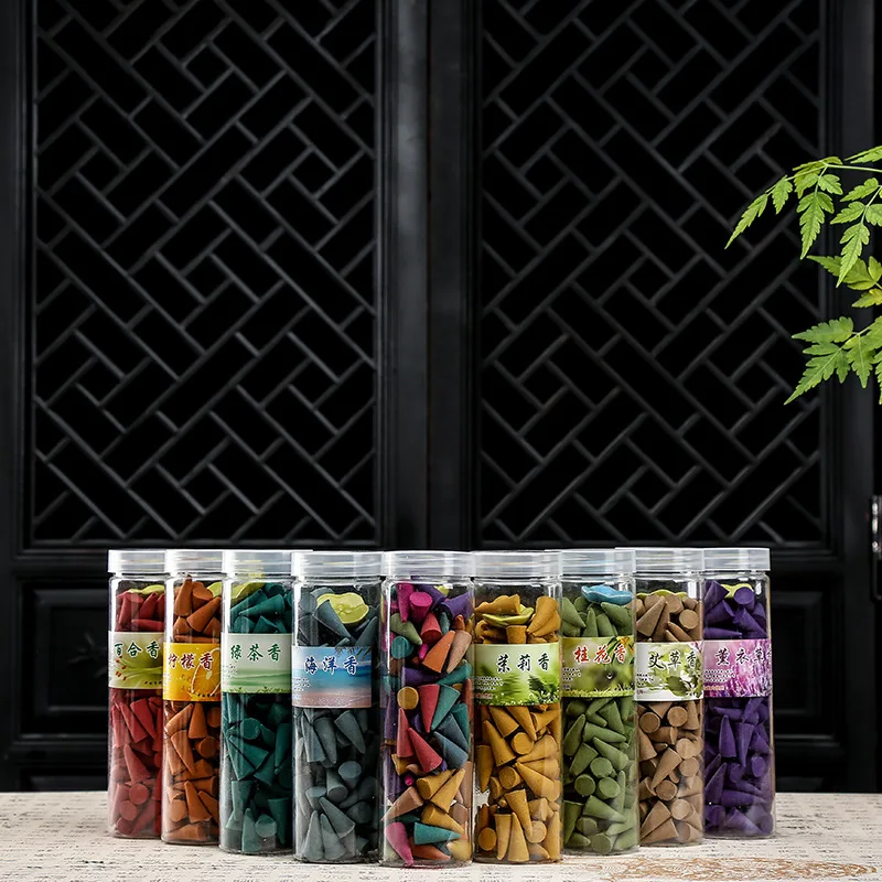 125 pieces of lengthened plastic bottle colorful cone incense flowback incense tower incense sandalwood incense indoor
125 pieces of lengthened plastic bottle colorful cone incense flowback incense tower incense sandalwood incense indoor
